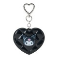 Japan Sanrio Original Mirror Mascot Keychain - Kuromi : Metallic - 1