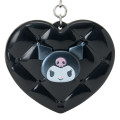 Japan Sanrio Original Mirror Mascot Keychain - Kuromi : Metallic - 2