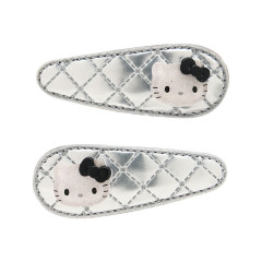 Japan Sanrio Original Hair Pin Set - Hello Kitty : Metallic