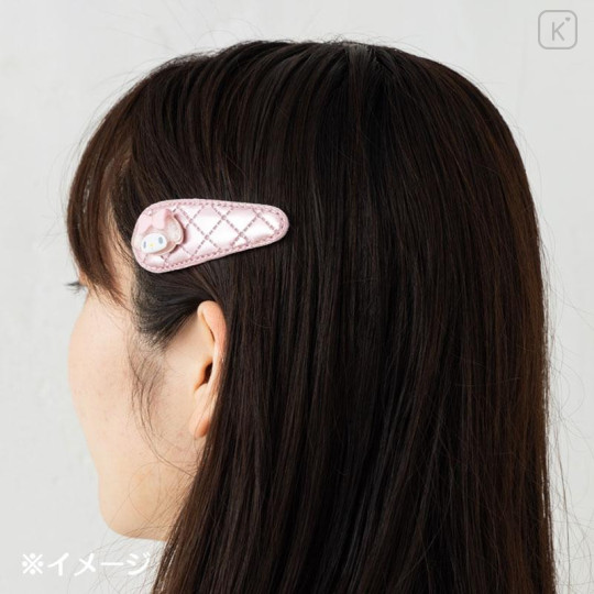 Japan Sanrio Original Hair Pin Set - Hello Kitty : Metallic - 5