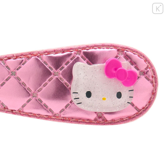 Japan Sanrio Original Hair Pin Set - Hello Kitty : Metallic Pink - 3