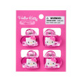 Japan Sanrio Original Mini Hair Clip Set - Hello Kitty : Metallic - 1