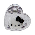 Japan Sanrio Original Mini Hair Clip Set - Hello Kitty : Metallic Sliver - 4