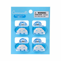 Japan Sanrio Original Mini Hair Clip Set - Cinnamoroll : Metallic