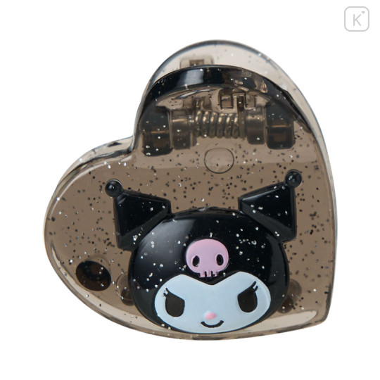 Japan Sanrio Original Mini Hair Clip Set - Kuromi : Metallic - 3