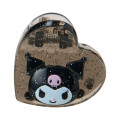 Japan Sanrio Original Mini Hair Clip Set - Kuromi : Metallic - 4