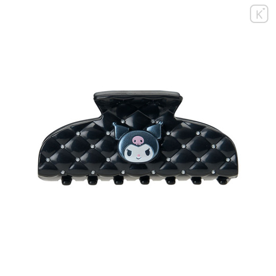 Japan Sanrio Original Large Hair Clip - Kuromi : Metallic - 1
