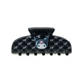 Japan Sanrio Original Large Hair Clip - Kuromi : Metallic - 1