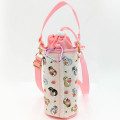 Japan Mofusand Insulated Cooler Plastic Bottle Holder - Cat Peach - 2