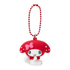 Japan Sanrio Mascot Keychain - My Melody : Angel Red
