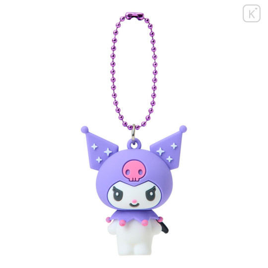 Japan Sanrio Mascot Keychain - Kuromi : Angel Purple - 1
