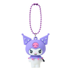 Japan Sanrio Mascot Keychain - Kuromi : Angel Purple