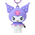 Japan Sanrio Mascot Keychain - Kuromi : Angel Purple - 2