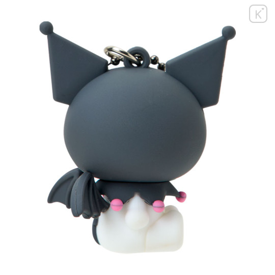 Japan Sanrio Figure Keychain - Kuromi : Angel Black - 3