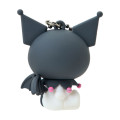Japan Sanrio Figure Keychain - Kuromi : Angel Black - 3