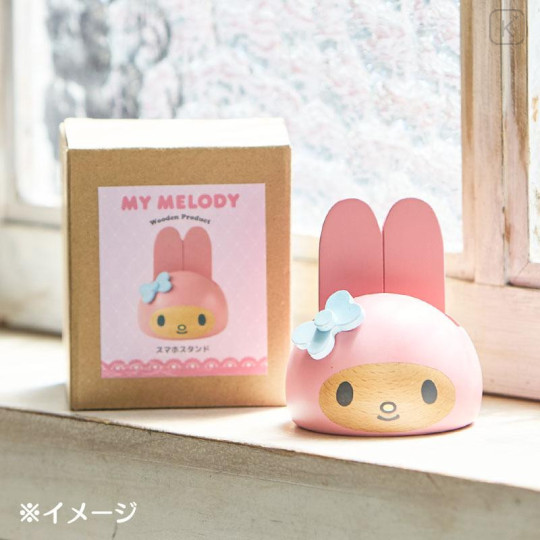 Japan Sanrio Wooden Smartphone Stand - My Melody - 6