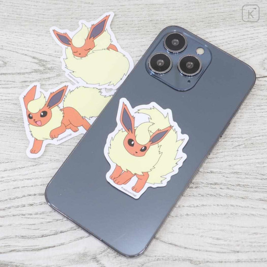 Japan Pokemon Mobile Sticker Set - Eevee Evolution : Flareon - 2