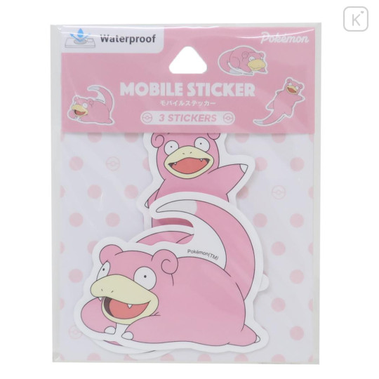 Japan Pokemon Mobile Sticker Set - Slowpoke - 1