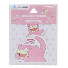 Japan Pokemon Mobile Sticker Set - Slowpoke
