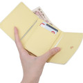 Japan Pokemon Trifold Wallet - Pikachu : Quilted Light Yellow - 3