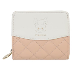 Japan Pokemon Bifold Wallet - Pawmi : Quilted Light Orange