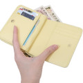 Japan Pokemon Bifold Wallet - Pikachu : Quilted Light Yellow - 3
