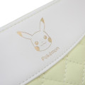 Japan Pokemon Bifold Wallet - Pikachu : Quilted Light Yellow - 6
