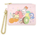 Japan Pokemon Pass Case Card Holder & Coin Case - Pokepeace Fruit Pink - 1