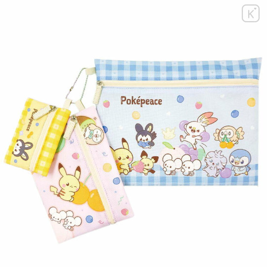 Japan Pokemon Flat Pouch Set - Pokepeace Fruit - 1