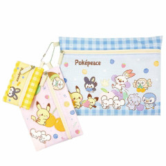 Japan Pokemon Flat Pouch Set - Pokepeace Fruit