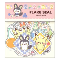 Japan Pokemon Die-cut Flake Seal Sticker Pack - Pokepeace Fruit