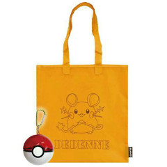 Japan Pokemon Eco Shopping Bag & Pokeball - Dedenne