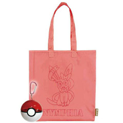 Japan Pokemon Eco Shopping Bag & Pokeball - Eevee Evolution : Sylveon