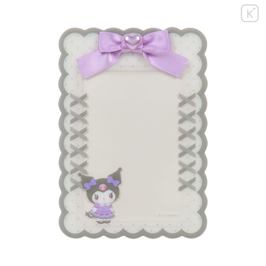 Japan Sanrio Original Hard Card Case - Kuromi : Enjoy Idol Ribbon - 1