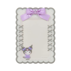 Japan Sanrio Original Hard Card Case - Kuromi : Enjoy Idol Ribbon