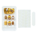 Japan Sanrio Nail Tips - Pompompurin : Chocolate Brown Yellow - 2