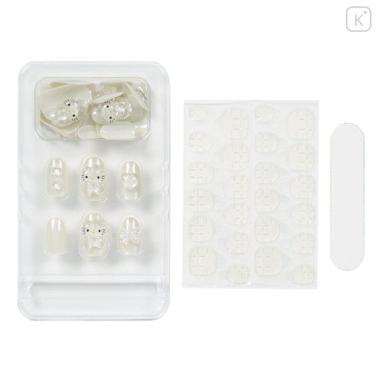 Japan Sanrio Nail Tips - Hello Kitty : Clear - 2