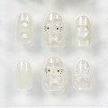 Japan Sanrio Nail Tips - Hello Kitty : Clear - 3