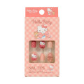 Japan Sanrio Nail Tips - Hello Kitty : Plaid - 1