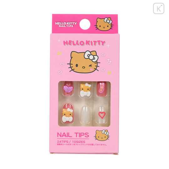 Japan Sanrio Nail Tips - Hello Kitty : Kogal - 1