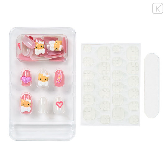 Japan Sanrio Nail Tips - Hello Kitty : Kogal - 2