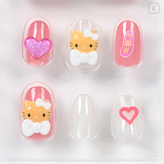Japan Sanrio Nail Tips - Hello Kitty : Kogal - 3