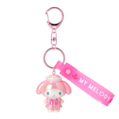 Japan Sanrio Original Mascot Keychain - My Melody : Sailor Collar