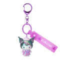 Japan Sanrio Original Mascot Keychain - Kuromi : Sailor Collar - 1