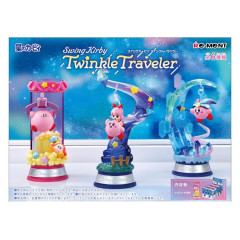 Japan Kirby Miniature Figure Full Set - Kirby & Waddle Dee : Swing Kirby Twinkle Traveler