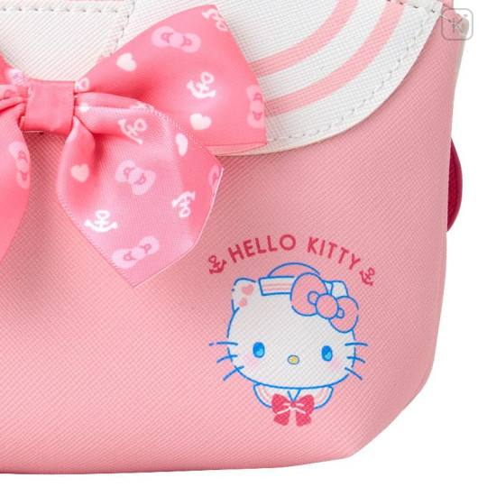 Japan Sanrio Original Pouch - Hello Kitty : Sailor Collar - 4