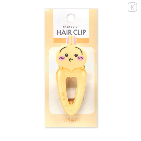 Japan Chiikawa Acrylic Hair Clip - Usagi : Heart - 1