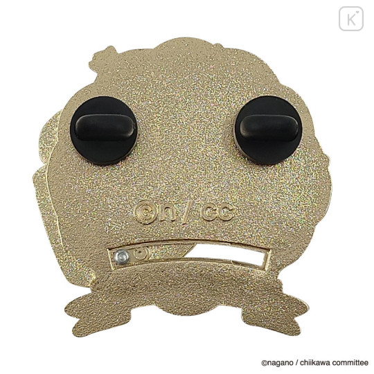 Japan Chiikawa Gimmick Pin Badge - Kurimanju : Foodie - 8