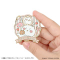 Japan Chiikawa Gimmick Pin Badge - Furuhonya Kani-chan : Reading - 5