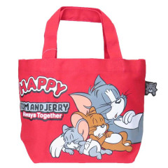 Japan Tom and Jerry Mini Tote Bag - Happy Red Always Together